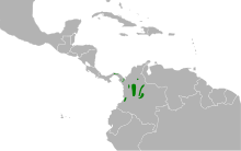 Arremon atricapillus map.svg