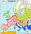 Charlemagne, les Slaves et l'arrivée des Bulgares. Gallo vient du germanique Walha (« non-germain ») comme « Galles », « Wallons » et « Valaques ».