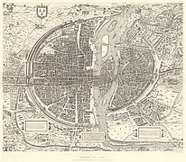 1555 (Jacques I Androuet du Cerceau, La ville, cité, université et faubourgs de Paris)