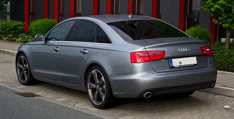 File:Audi A6 S-line (C7) – Heckansicht, 1. Mai 2012, Düsseldorf.jpg