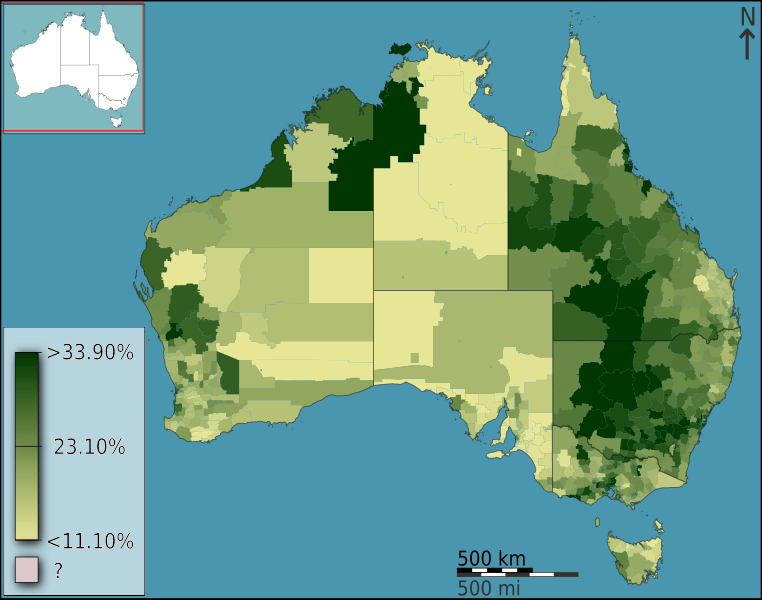 File:Australian Census 2011 demographic map - Australia by SLA - BCP field 2727 Christianity Catholic Persons.svg