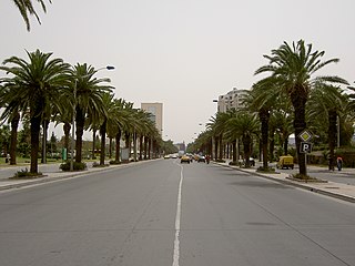 <span class="mw-page-title-main">Avenue Mohammed V (Tunis)</span> Street in Tunis, Tunisia