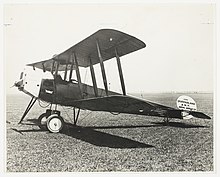 QANTAS 504K Dyak (c. 1921) Avro Dyack used by QANTAS ca. 1921.jpg