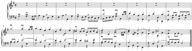 Bach Goldberg variation 10 (Source: Wikimedia)