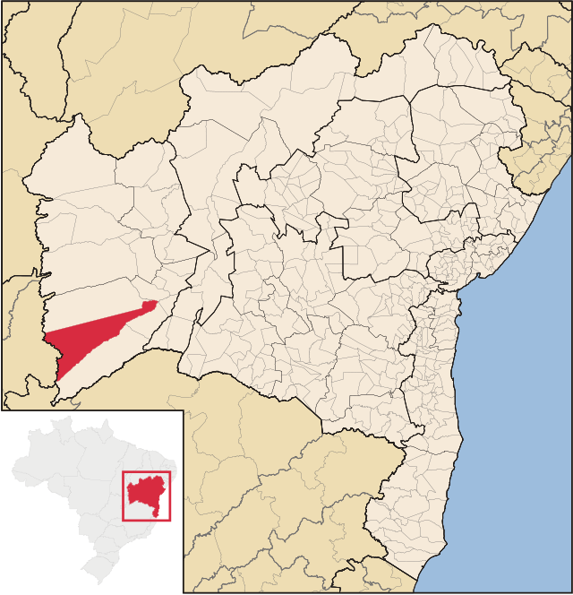 Localização de Jaborandi na Bahia