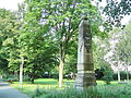 Three obelisks from the former Ludwigsbrücke