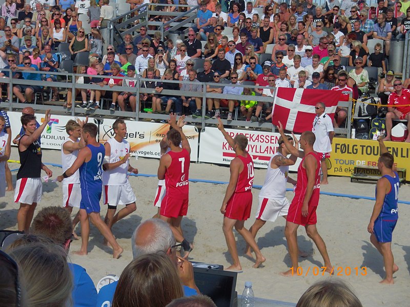 File:Beach handball - EC 2013 - Denmark-Poland.JPG