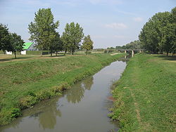 Řeka Bednja v Ludbregu