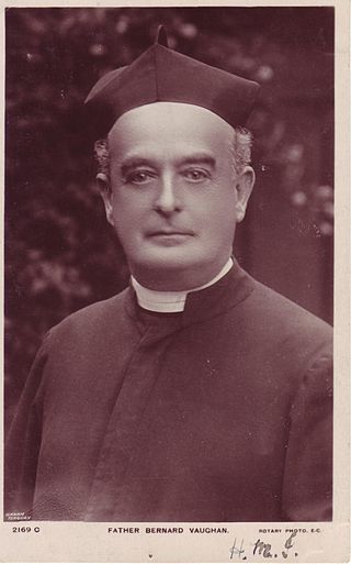 <span class="mw-page-title-main">Bernard Vaughan</span> English Catholic Jesuit priest (1847–1922)