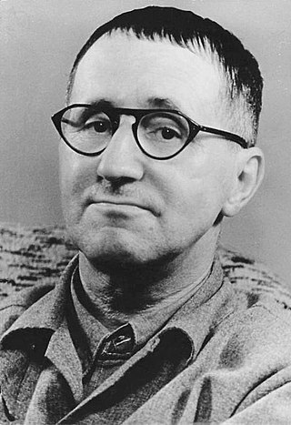 <span class="mw-page-title-main">Bertolt Brecht</span> German poet, playwright, and theatre director (1898–1956)