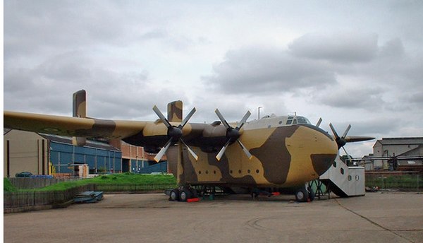 Sole surviving Beverley displayed until recently at Fort Paull