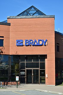 <span class="mw-page-title-main">Brady Corporation</span>