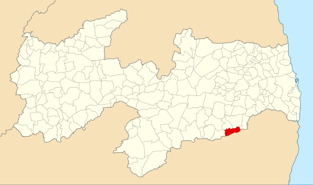 Localização de Umbuzeiro na Paraíba