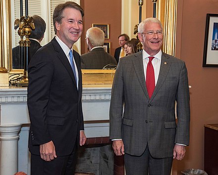 Supreme Court Nominee Judge Brett Kavanaugh and U.S. Senator Roger Wicker