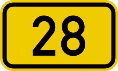 Bundesstraße 28 number.svg
