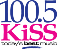 Former "Kiss" logo (2013-2017) CHAS 100.5KiSS logo.png