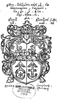 Герб Константина Острожского из Острожской азбуки Ивана Фёдорова 1578 года