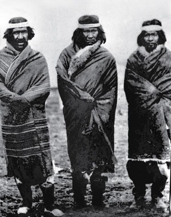 Tehuelche chiefs, located in Santa Cruz Province in the south of Argentina