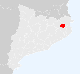 Localização da Pla de l'Estany