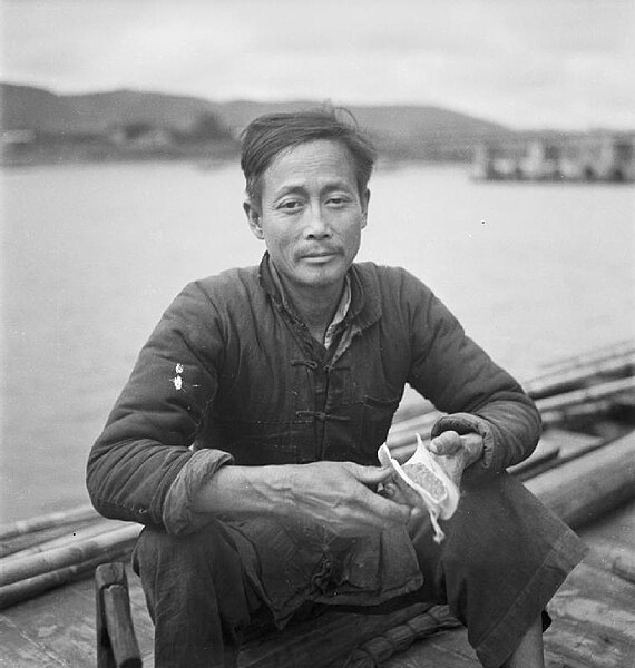 File:Cecil Beaton Photographs- General; China 1944, a river coolie IB3242C.jpg