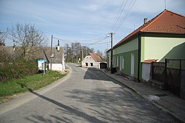 Center of Lesůňky, Třebíč District.JPG
