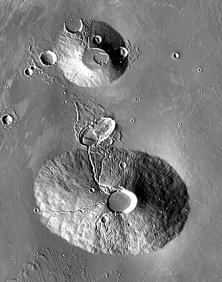 <span class="mw-page-title-main">Ceraunius Tholus</span> Martian volcano