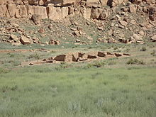 Цветное изображение руин из песчаника