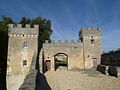 Français : Château de la Tranchade, Garat, Charente, France. Portail d'entrée vu du sud