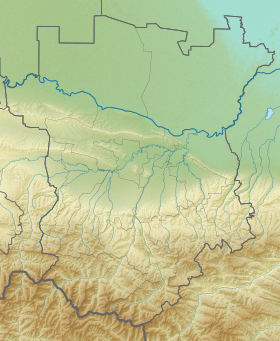 Voir sur la carte topographique de Tchétchénie