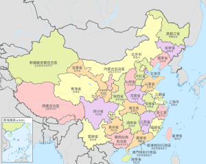 China-map ko-kore.svg