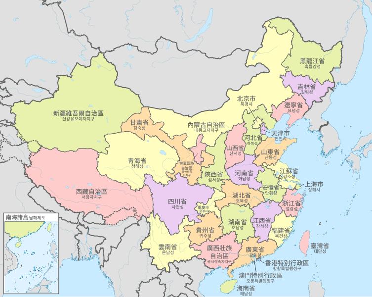 File:China-map ko-kore.svg