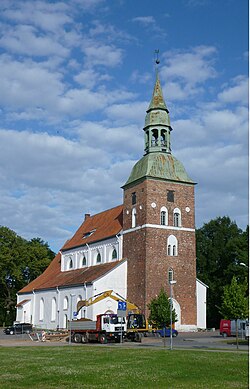 Die kerk Sint Simon van Valmiera