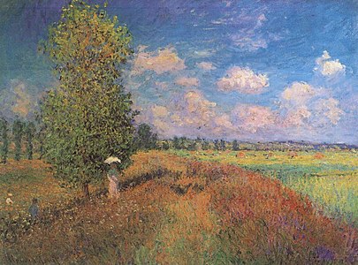 L'été – Champ de coquelicots Claude Monet (1875)