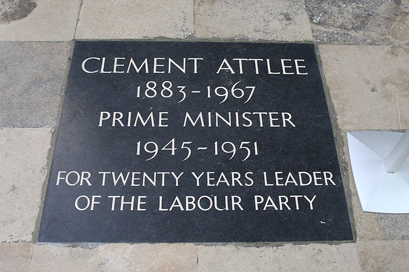 File:Clement Attlee floor stone, Westminster Abbey.jpg