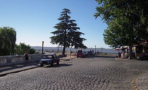 Odden med promenade, ved utløpet av gaten Avenida General Flores, Colonia del Sacramento