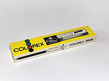 Vierfarbkugelschreiber Faber Castell „Colorex“ mit Sichtwahlautomatik