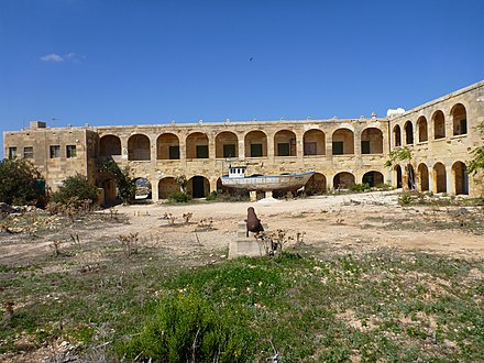 Leprosy colony ruins