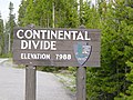 Continental Divide in Yellowstone