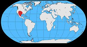 Descrierea imaginii Corvus cryptoleucos map.jpg.