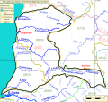 Miniatura para Cuencas costeras entre límite regional y río Itata