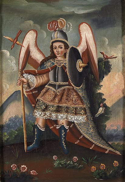 File:Cuzco School Archangel Raphael.jpg