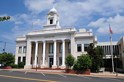 Davie Countys domstolshus i Mocksville.