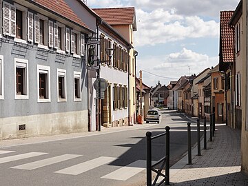 Rua em direção a Estrasburgo