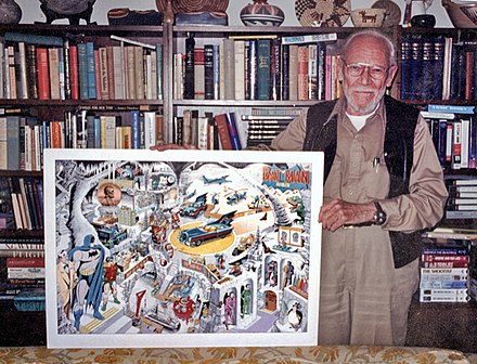 Dick Sprang and his Secrets of the Batcave in 1995