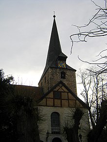 Kirchturm Sankt Stephani in Dingelstedt am Huy