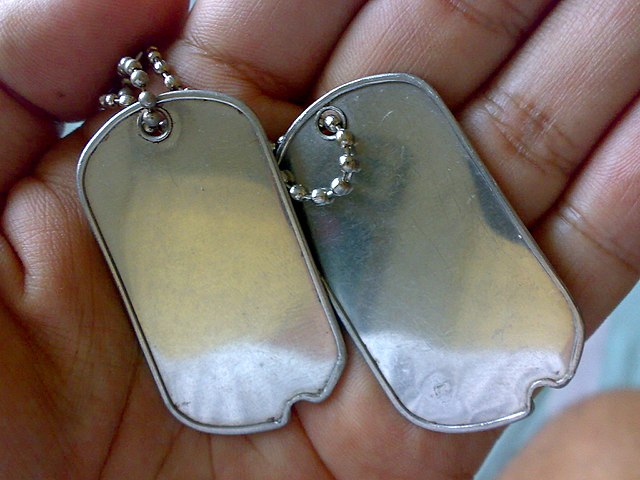 DOG TAGS ARGENTINA ( CHAPAS DE IDENTIFICACION MILITAR )