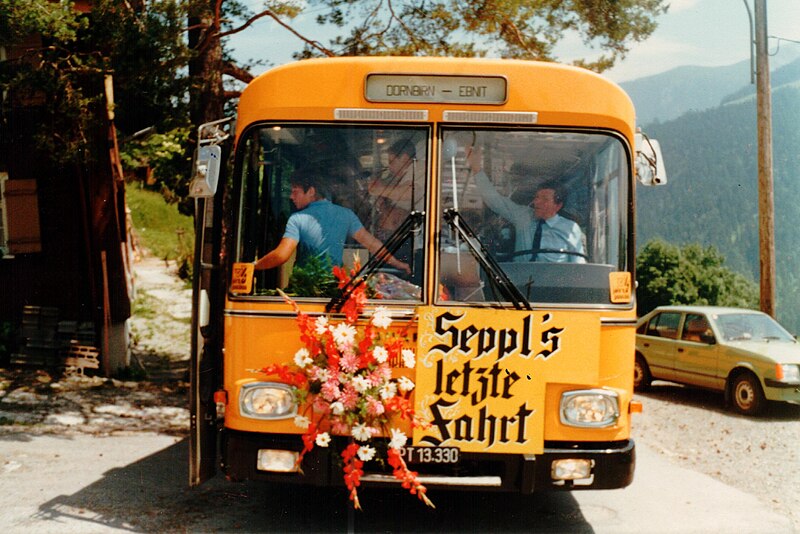 File:Dornbirn-Ebnit-Seppls letzte Fahrt-Photo Toni Schaefer im September 1984.jpg