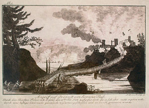 The capture of Drežnik Castle in 1788 by Austrian troops