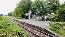 Dunrobin Castle railway station Dunrobin Castle station.jpg