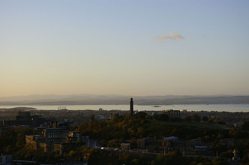 File:Edinburgh view of Calton Hill.jpg